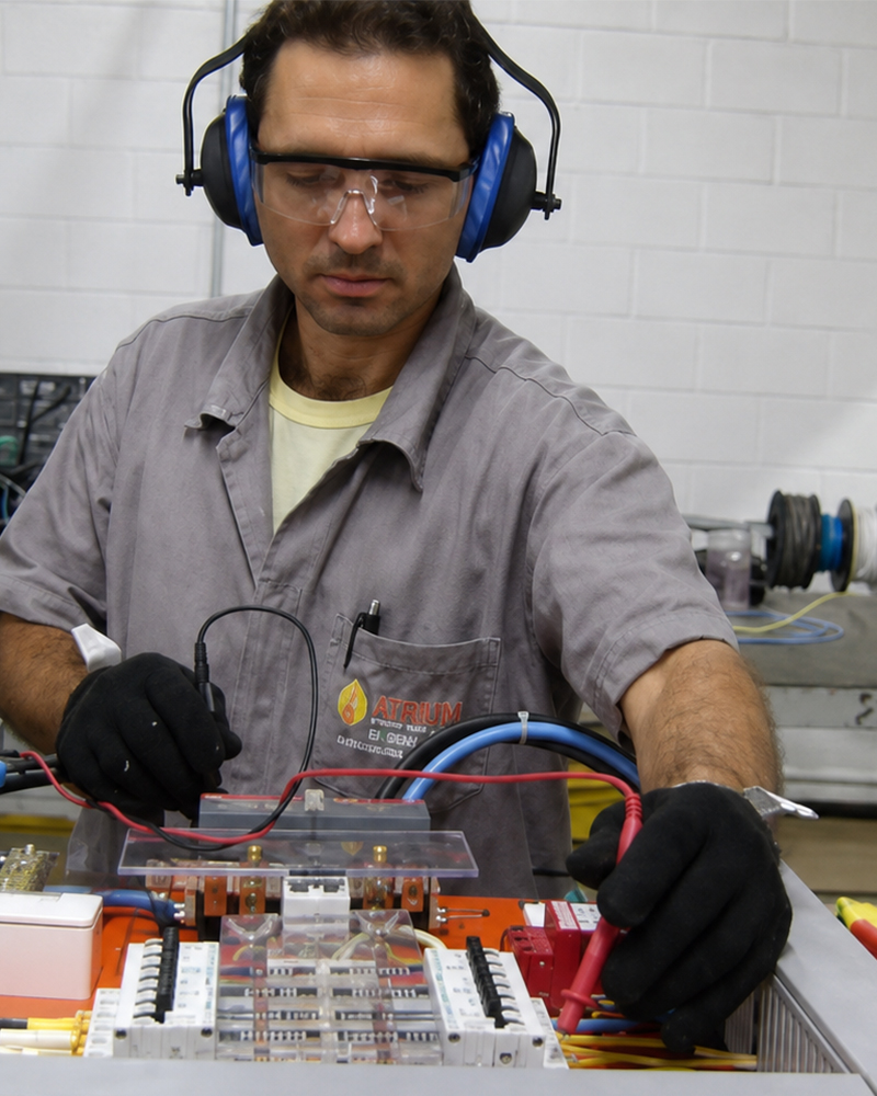 Montagem e instalação de painéis elétricos